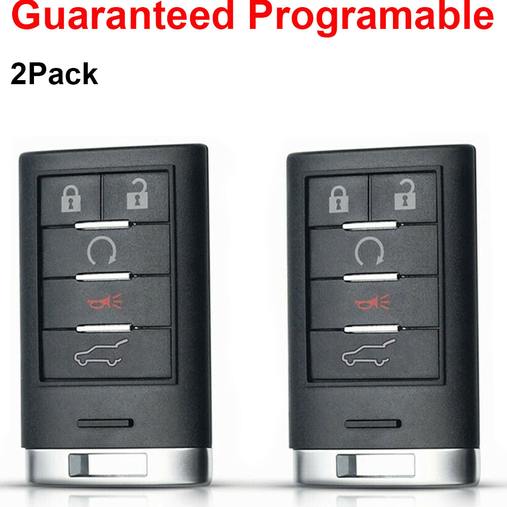 2 for Cadillac 2010-2015 SRX 2013 2014 ATS XTS Keyless Entry Remote Key Fob