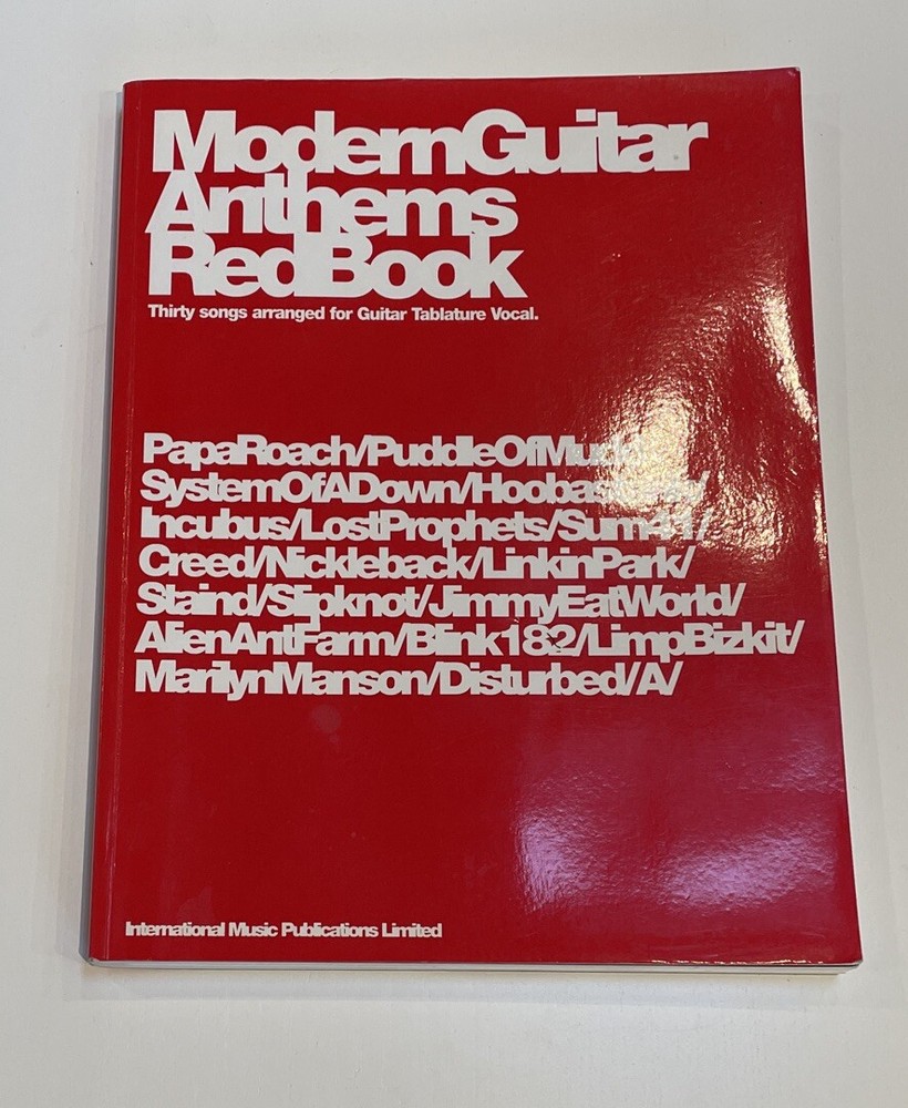 Modern Guitar Anthems The Red Book