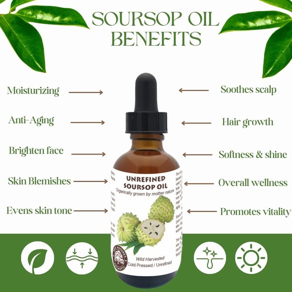 Pure Cold Pressed Soursop Oil