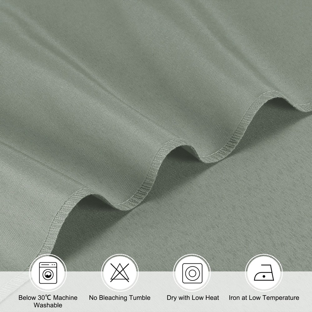 140x220cm Rectangle Tablecloth, Thickened Polyester Table Cloth Gray