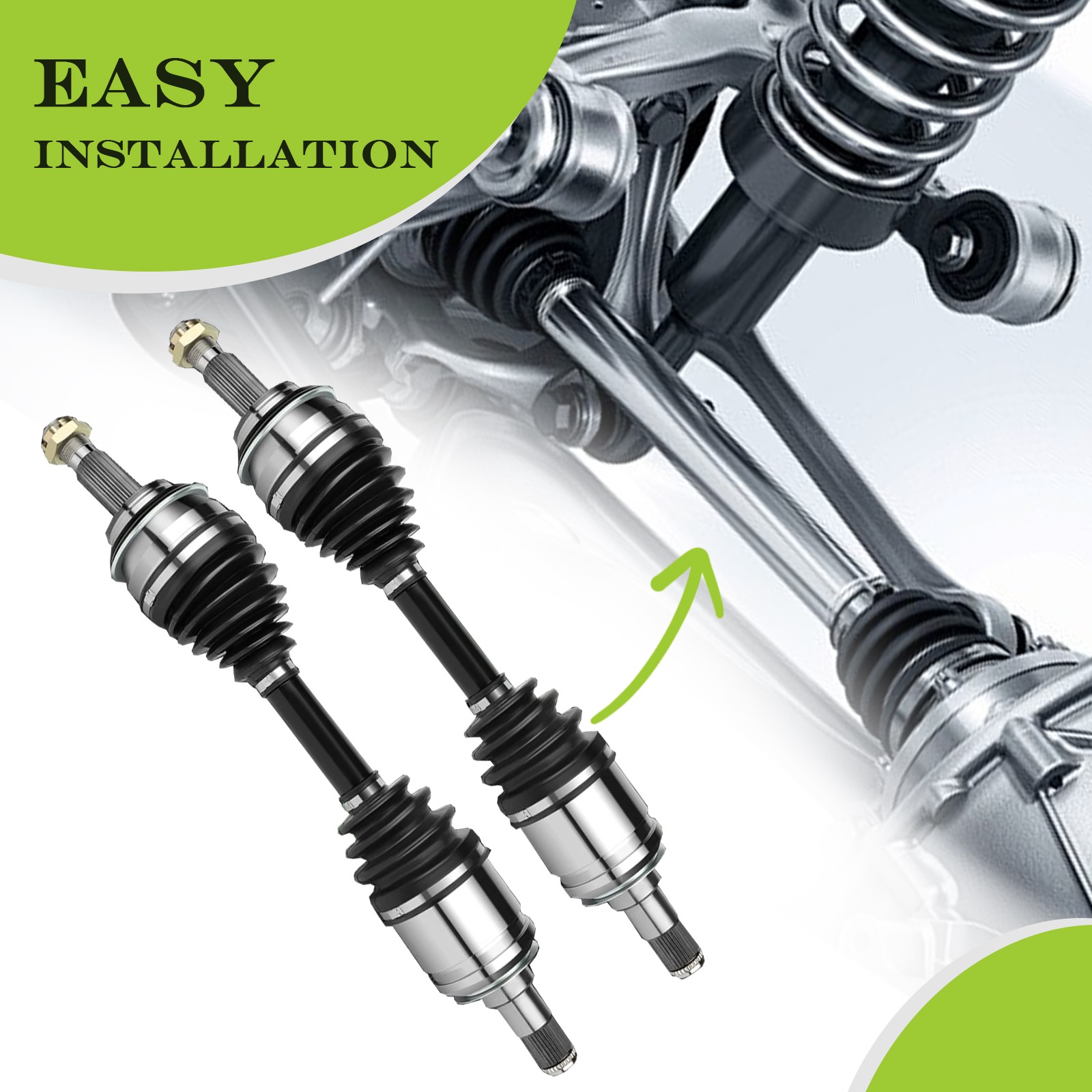 Front CV Axle Shafts For Toyota 4Runner Tacoma FJ Cruiser Lexus 4WD 4343060060