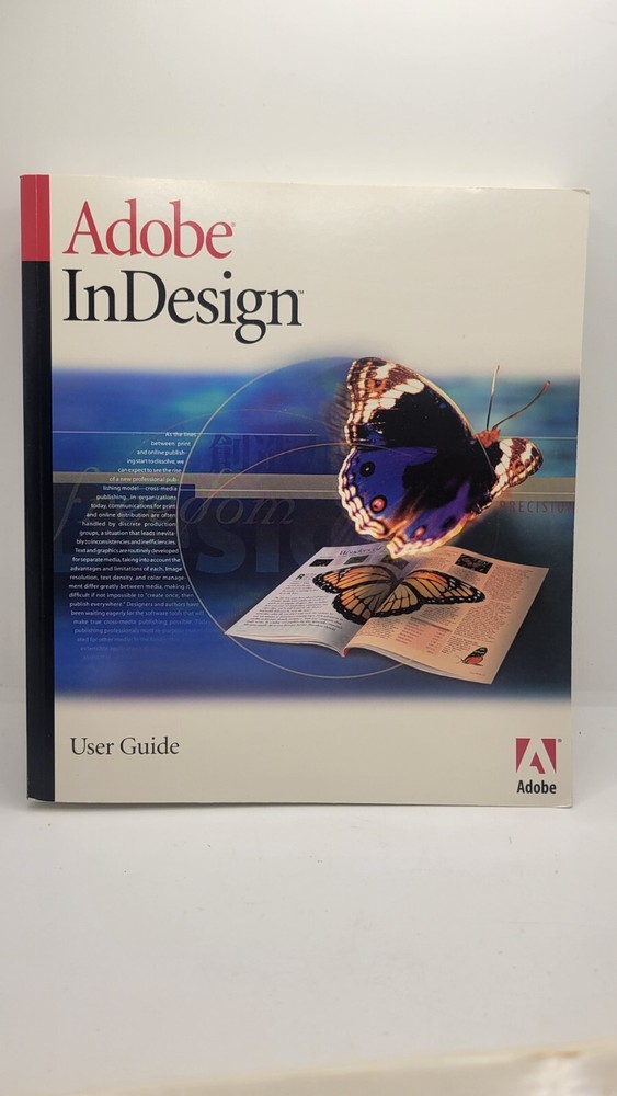 Adobe InDesign 1.0 For Macintosh Full Version Big Box Apple Computer USED READ