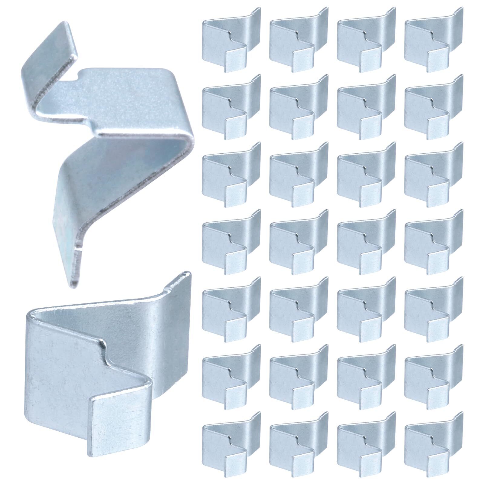Shelf Clips - 30PCS Metal Shelf Clips for Adjustable Shelves Bracket Replacem...