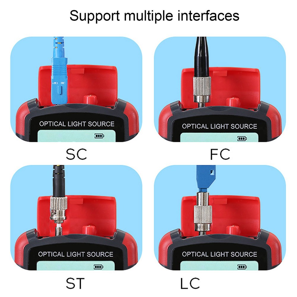 Fiber Optic Stable Light Source Single Mode 1310 1550nm Optical Light Source