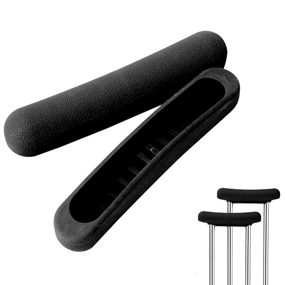 Replacement Crutch Pads, 2 Pack Padding, Underarm Sets-Padds