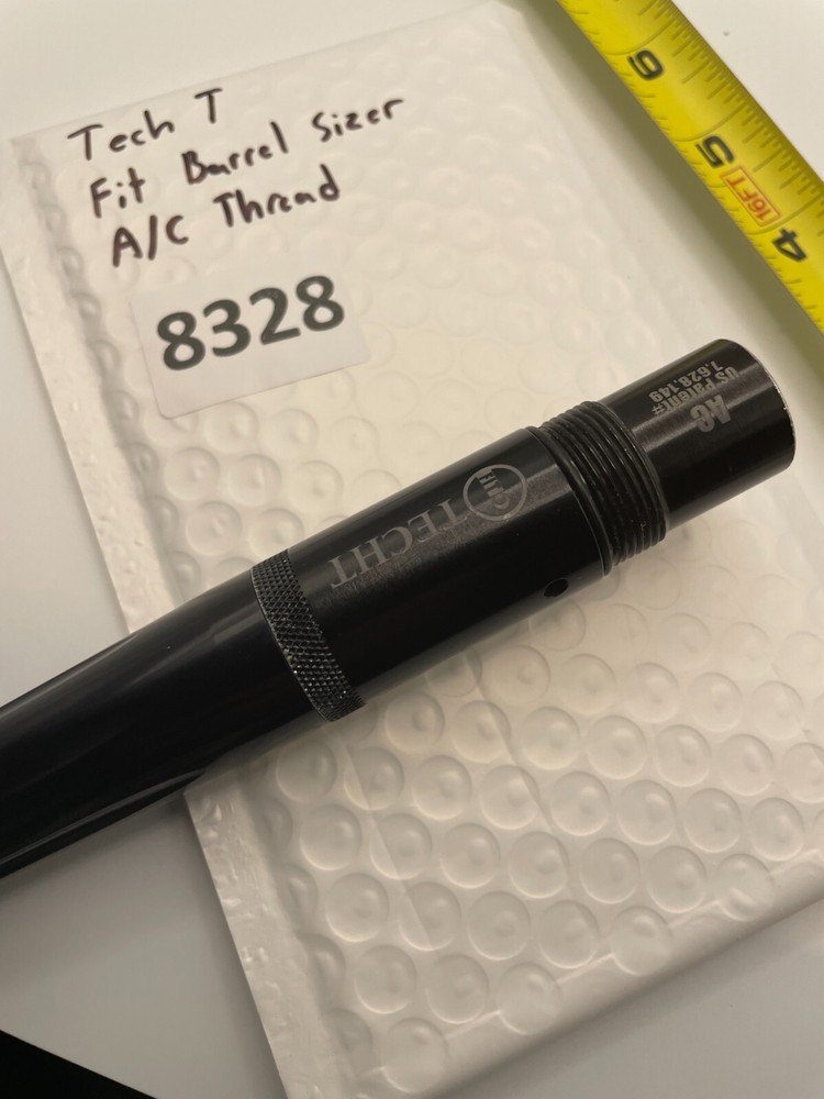 Tech T Fit Barrel Sizer A/C Thread 3 inch - Black