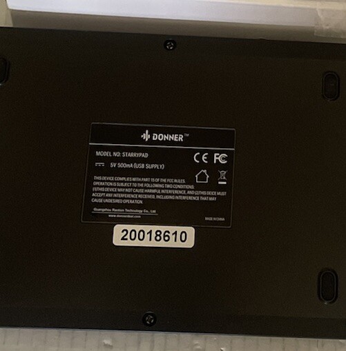 Donner Starry Pad Controller