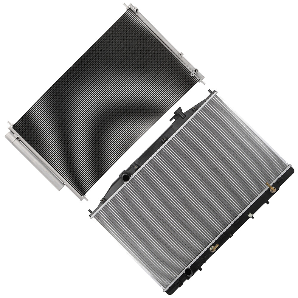 Aluminum Radiator & AC Condenser Cooling Kit For 2011-2016 2017 Honda Odyssey