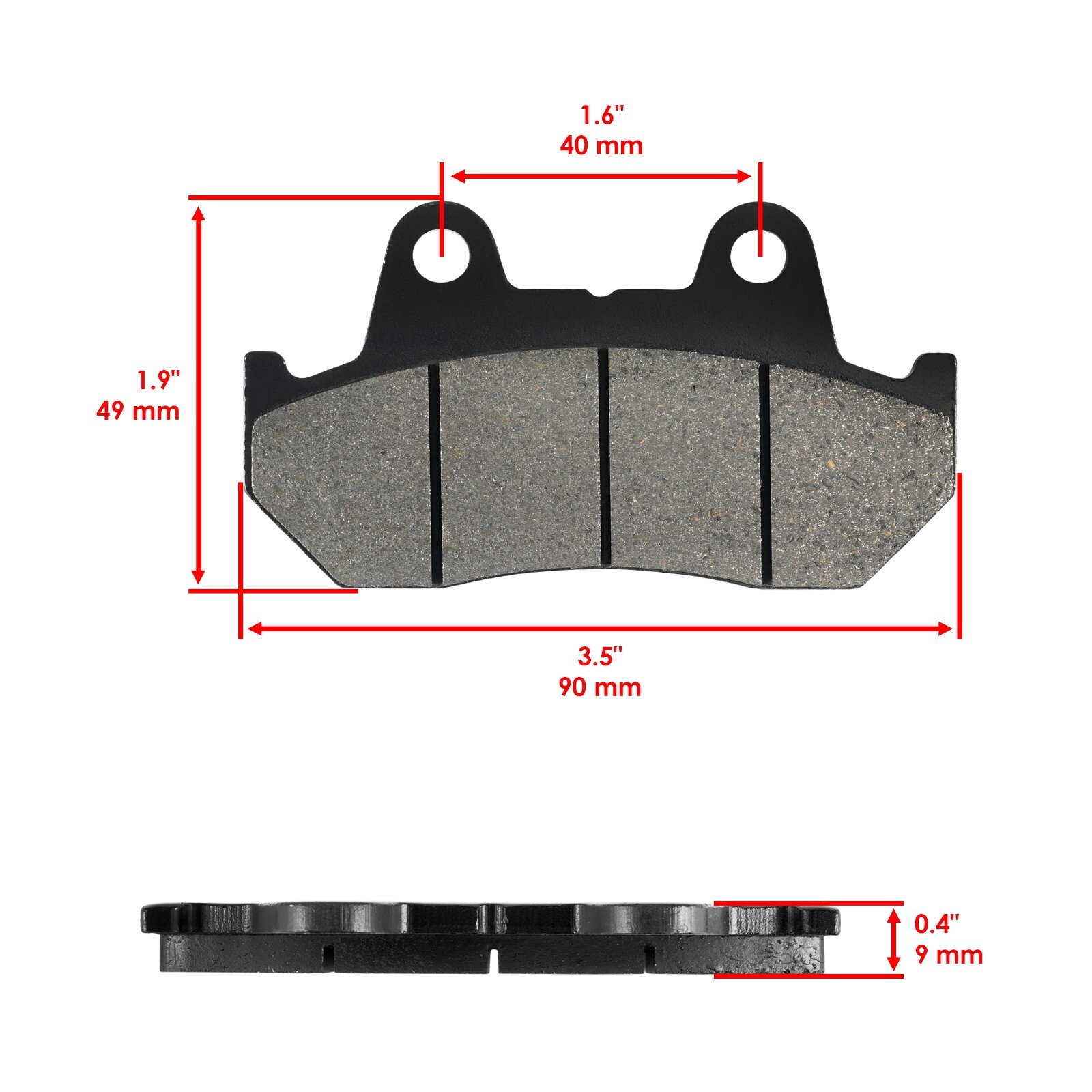 Front Rear Brake Pads for Honda GL1500 GL1500SE Interstate Aspencade 1988-2000