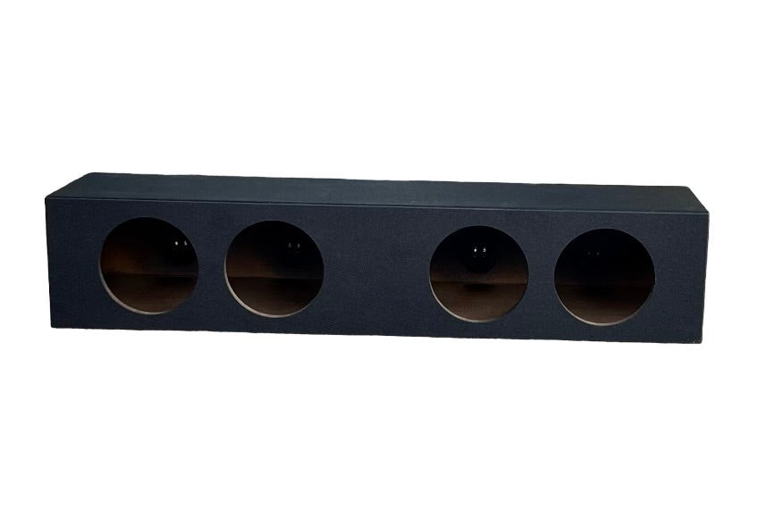 King Boxes AKDG1948 Quad 8" Front Fire Ported Speaker Box for 2019 Ram Crew Cab