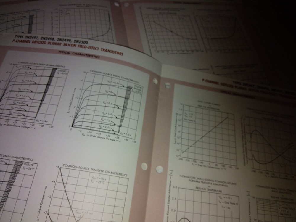 Texas Instruments FET Theory Study + Part Spec Performance Data 50+ Pages 1963