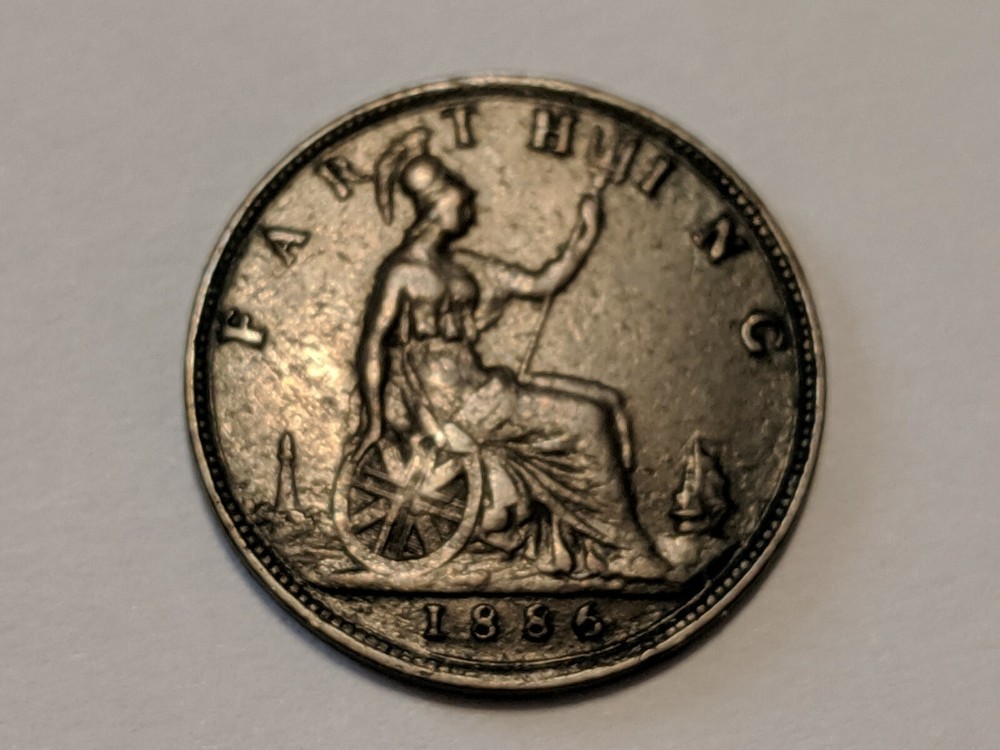 1886 GREAT BRITAIN FARTHING