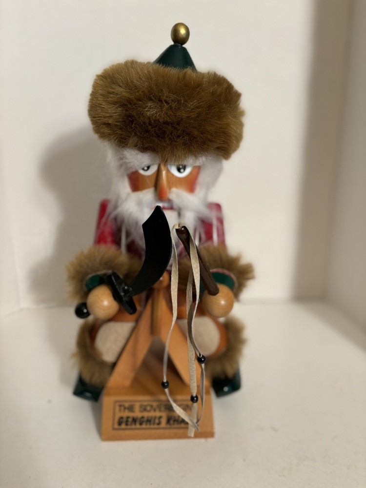 STEINBACH 14" Nutcracker The Sovereign GENGHIS KHAN