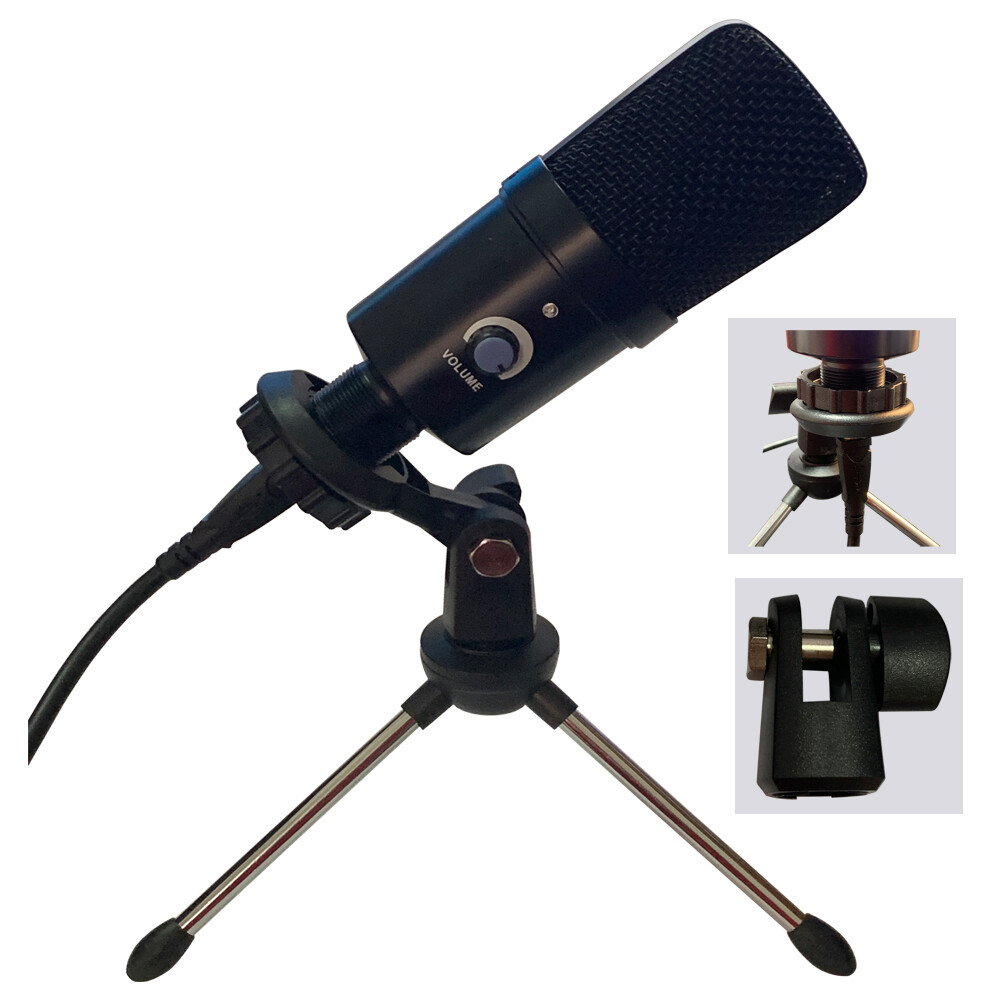 Universal Video Microphone, Shock Mount, Deadcat Windscreen Cameras Shotgun Mic