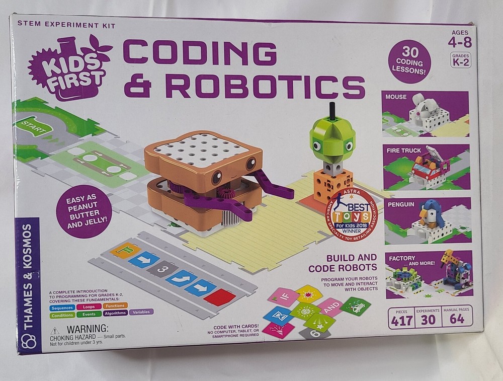 Stem Steam Experiment Kit Kids First Coding & Robotics   READ DESCRIPTION