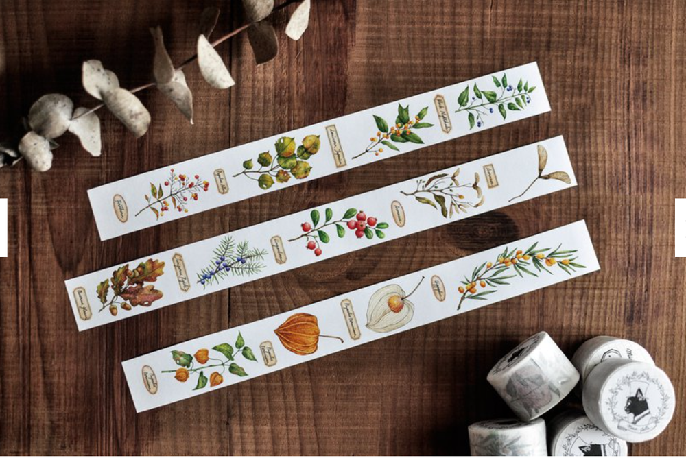 MiaoStelle Autumn Forest Washi Tape SAMPLE LOOP