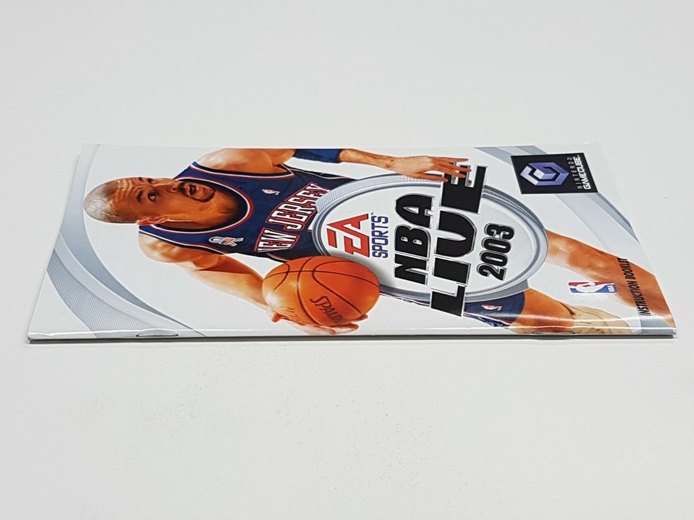 NBA Live 2003 Authentic Nintendo GameCube Manual Only