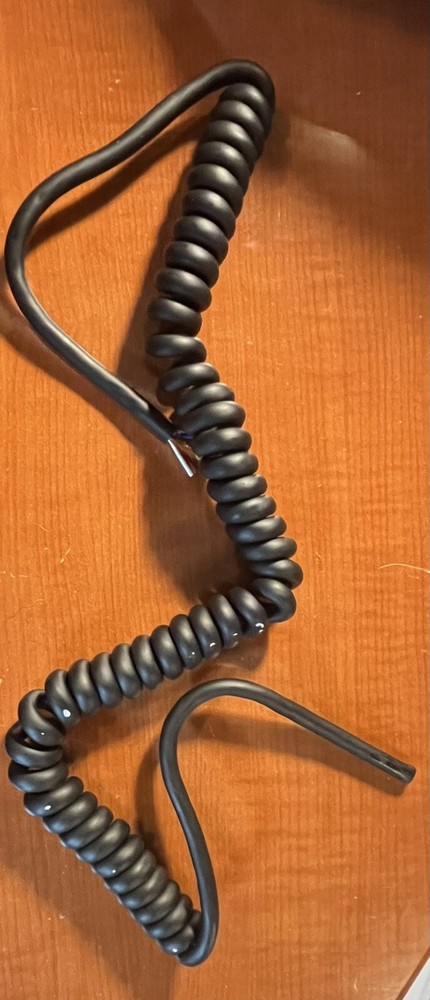 CB Radio 5 wire with shield Microphone Coiled Cable
