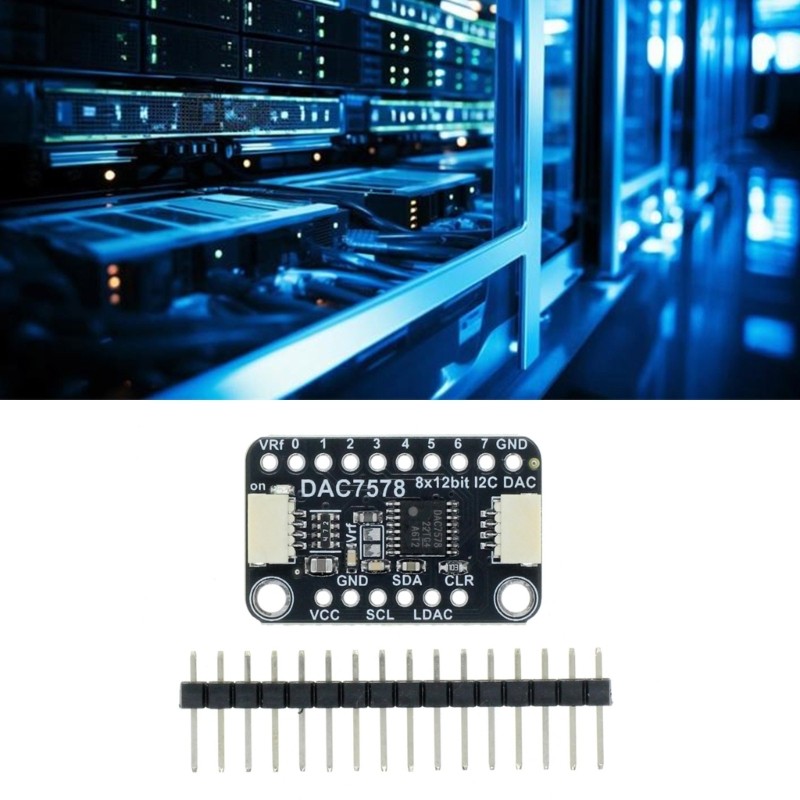 Low Noise 12 Bit Resolution I2C Module For High Precise Control