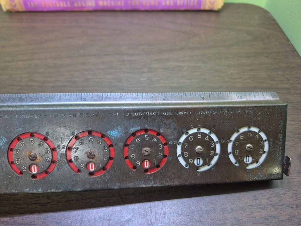 Vintage Addometer Read