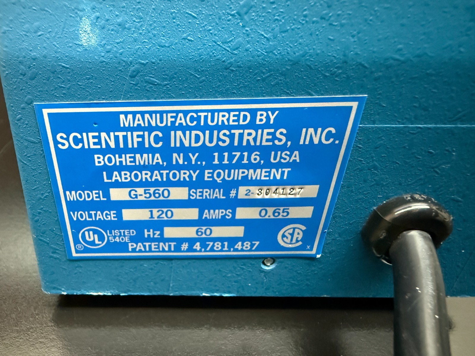 Scientific Industries Vortex Genie 2 Mixer G560, Used Lab Mixer