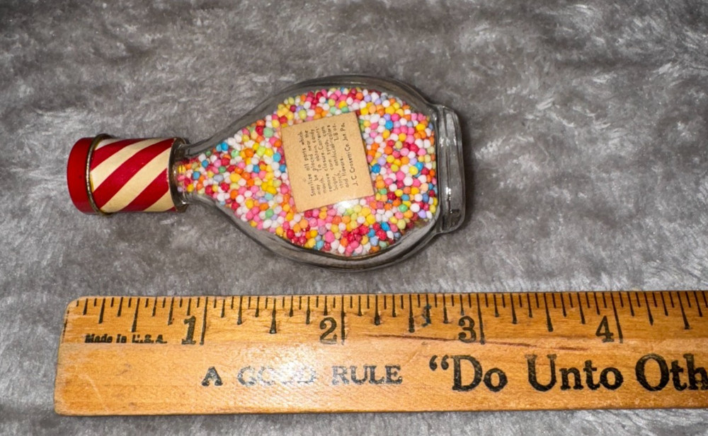 Vintage Glass Candy Container