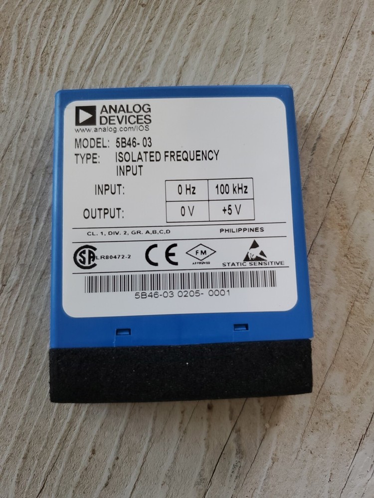 ANALOG DEVICES 5B46-03 - 0-100 kHz Isolated Frequency Input