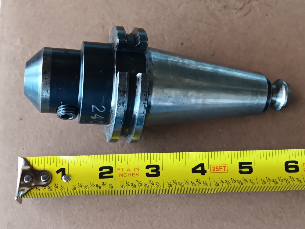 Universal Eng CAT40 1/2" ID Solid End Mill Tool Holder CNC Lathe #463658 .5