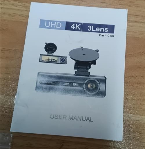 Three channel dash camera