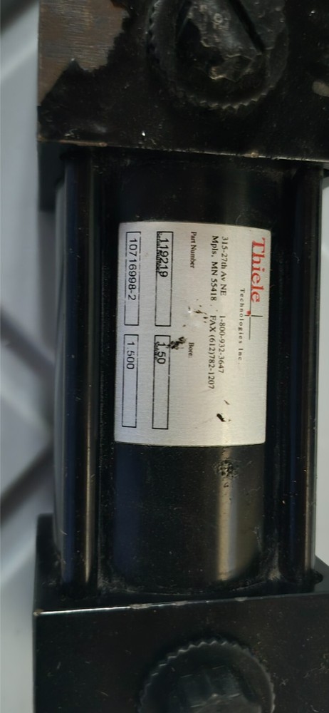 Thiele Technologies double activated air cyclinder