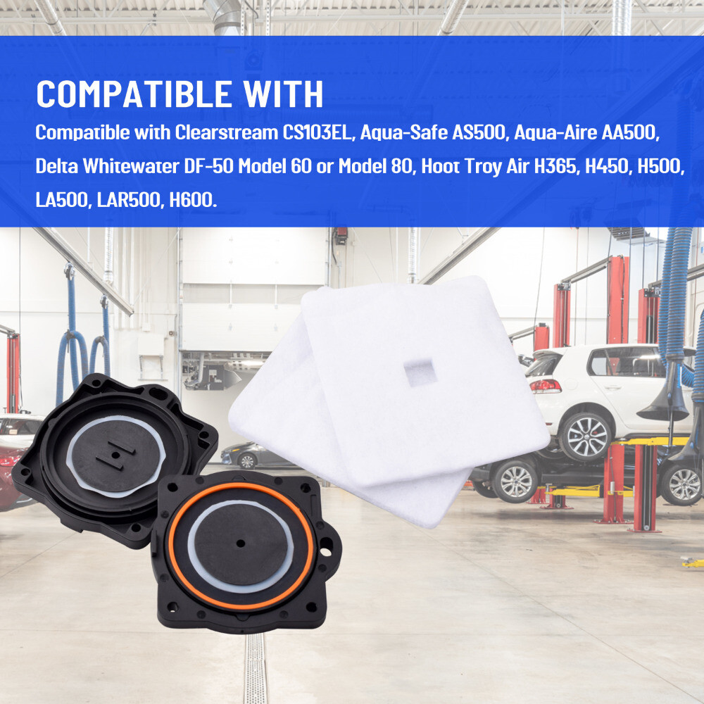 Air Pump Diaphragm Rebuild Kit Replacement for Hiblow Hp-60/Hp-80