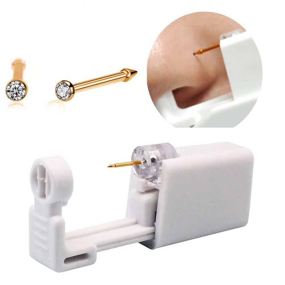 All-in-One Nose Piercing Kit - Personal and Professional Piercing Solution
