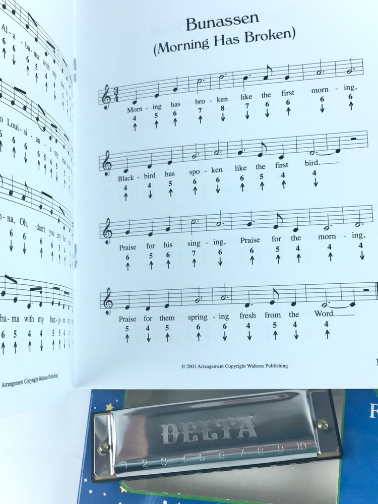 Waltons Learn to Play Harmonica Delta Key C for Beginners with Book