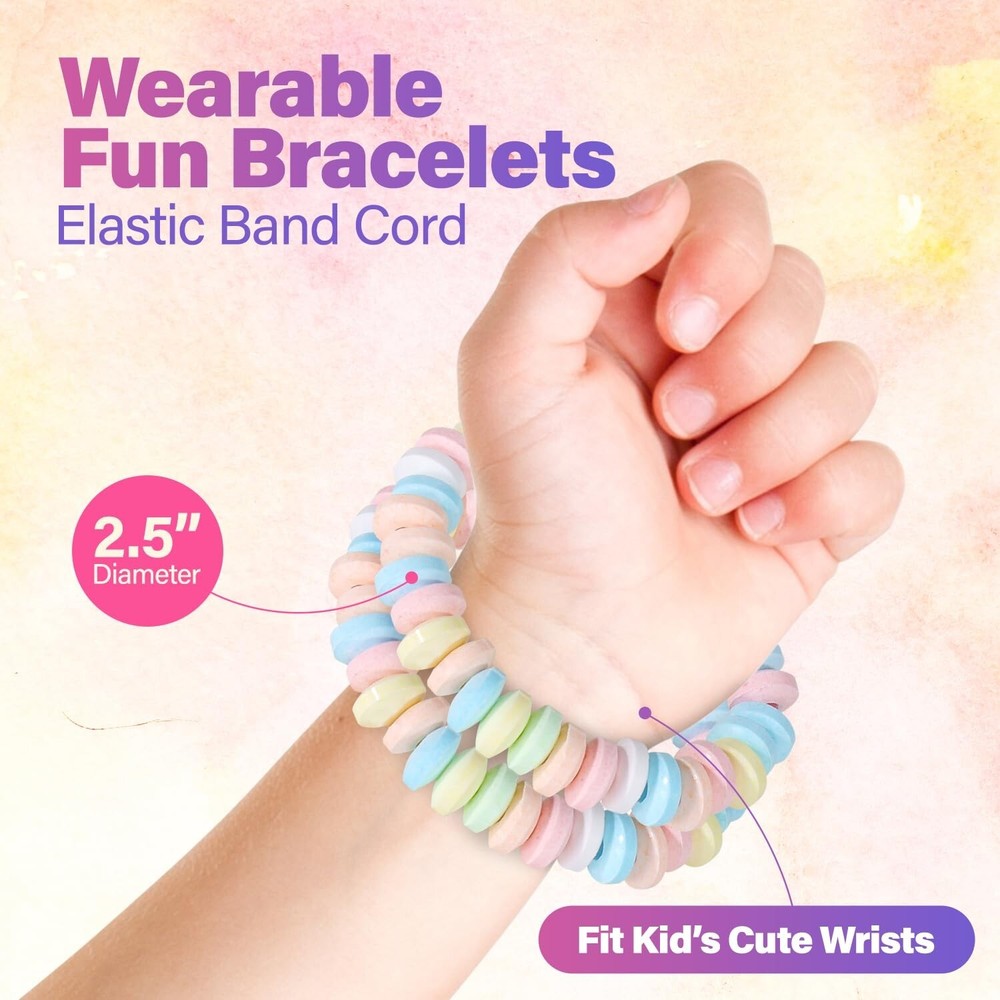 48-Count Bulk Candy Bracelets - Individually Wrapped Novelty Candy ⭐️⭐️⭐️⭐️⭐️