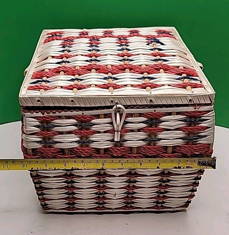 Mixed Lot of Sewing Supplies With Basket - New & Used.