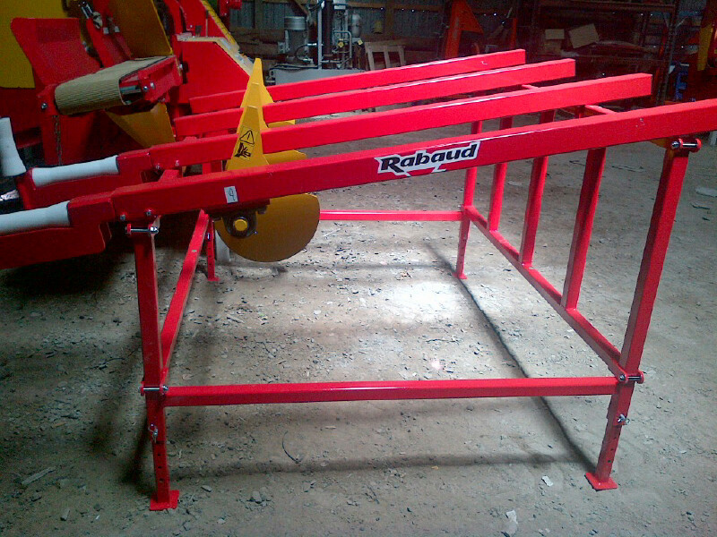 NEW Rabaud log deck  table for firewood processor