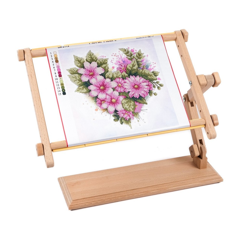 Needlework Table Hands-Free Stand Penguin with Adjustable Frame