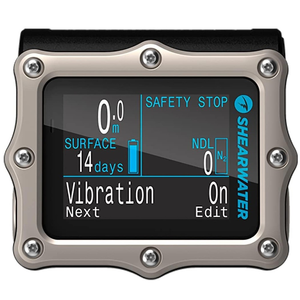 Shearwater Perdix 2 Ti Dive Computer Silver + Swift Combo