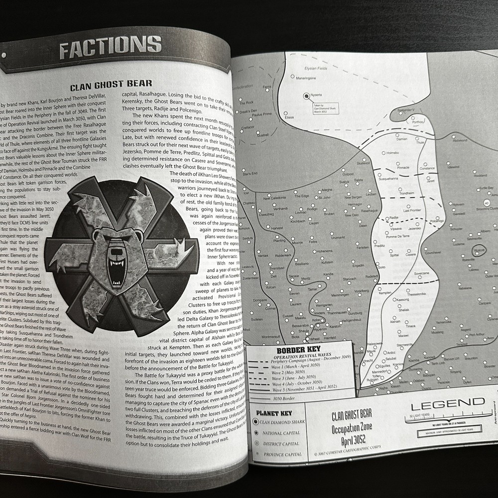 BattleTech 35220: Era Report 3052 Sourcebook OOP Catalyst