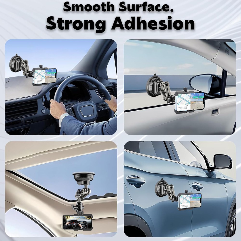 360° Universal Mount Holder Car Stand Windshield For Mobile Cellphone GPS iPhone