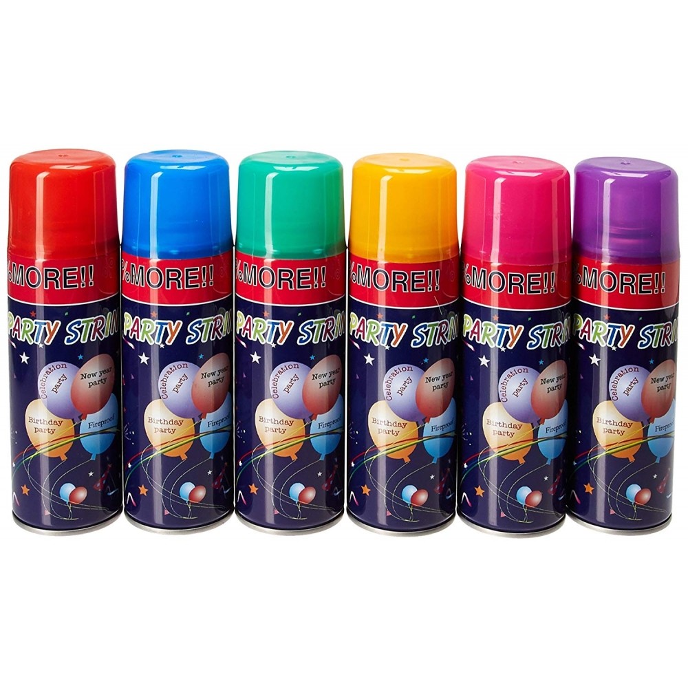 24 Cans per pack Blue Box Party String - not Silly String