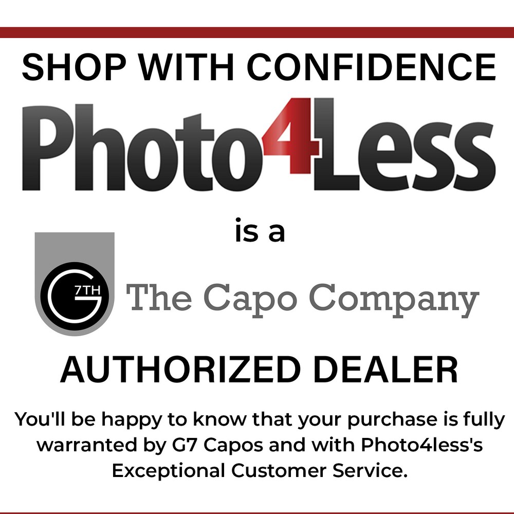 G7th C81020 Performance 3 Steel String. Black