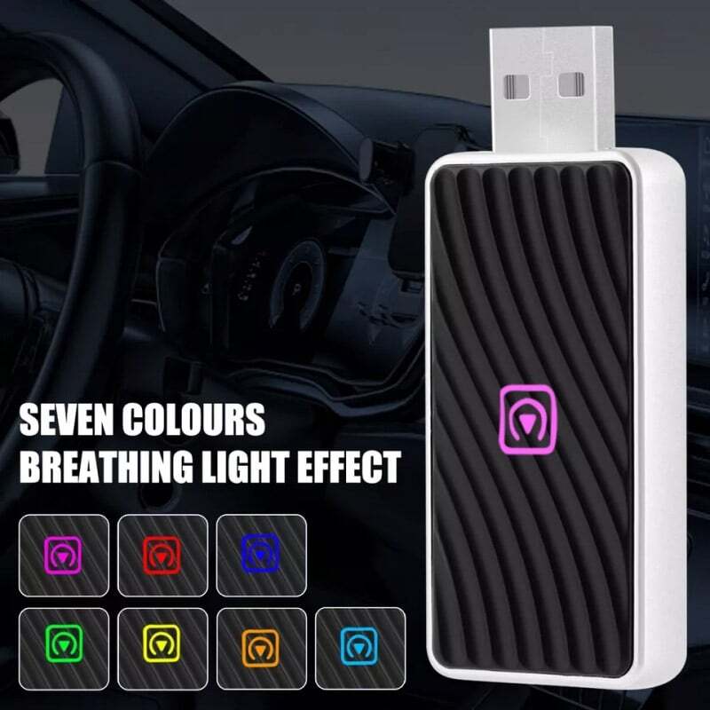 2 in 1 Car Auto Wireless Carplay & Android Auto USB Adapter Plug & Play
