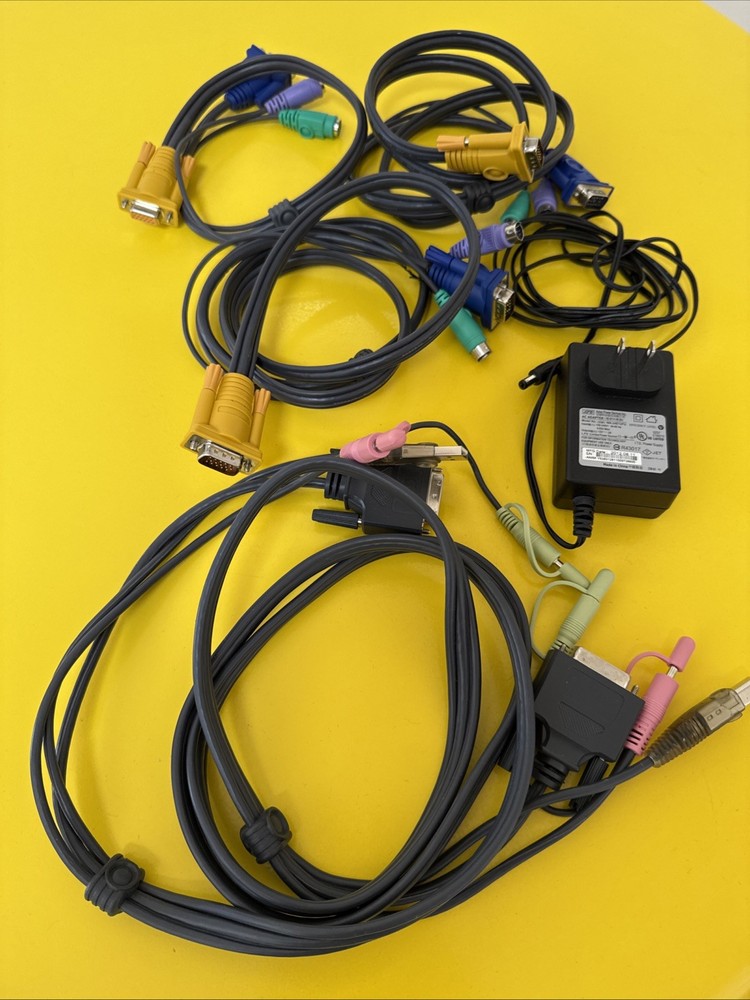 Tripp Lite KVM Switch (b022-002-kt-r) Includes Cables and Power.