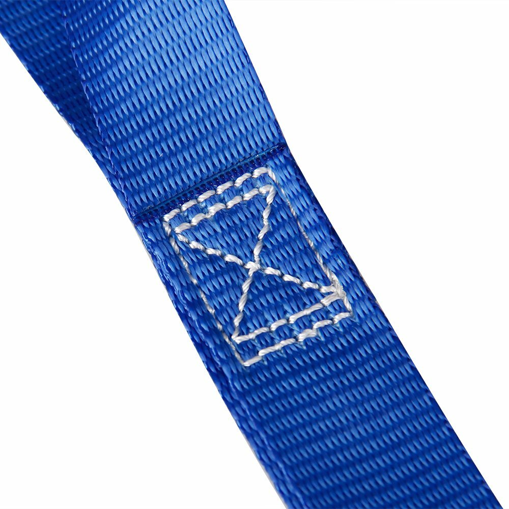 6x 1"x1" Soft Loop Tie Down Straps 1500 Load Capacity 4500 Lbs Breaking Strength
