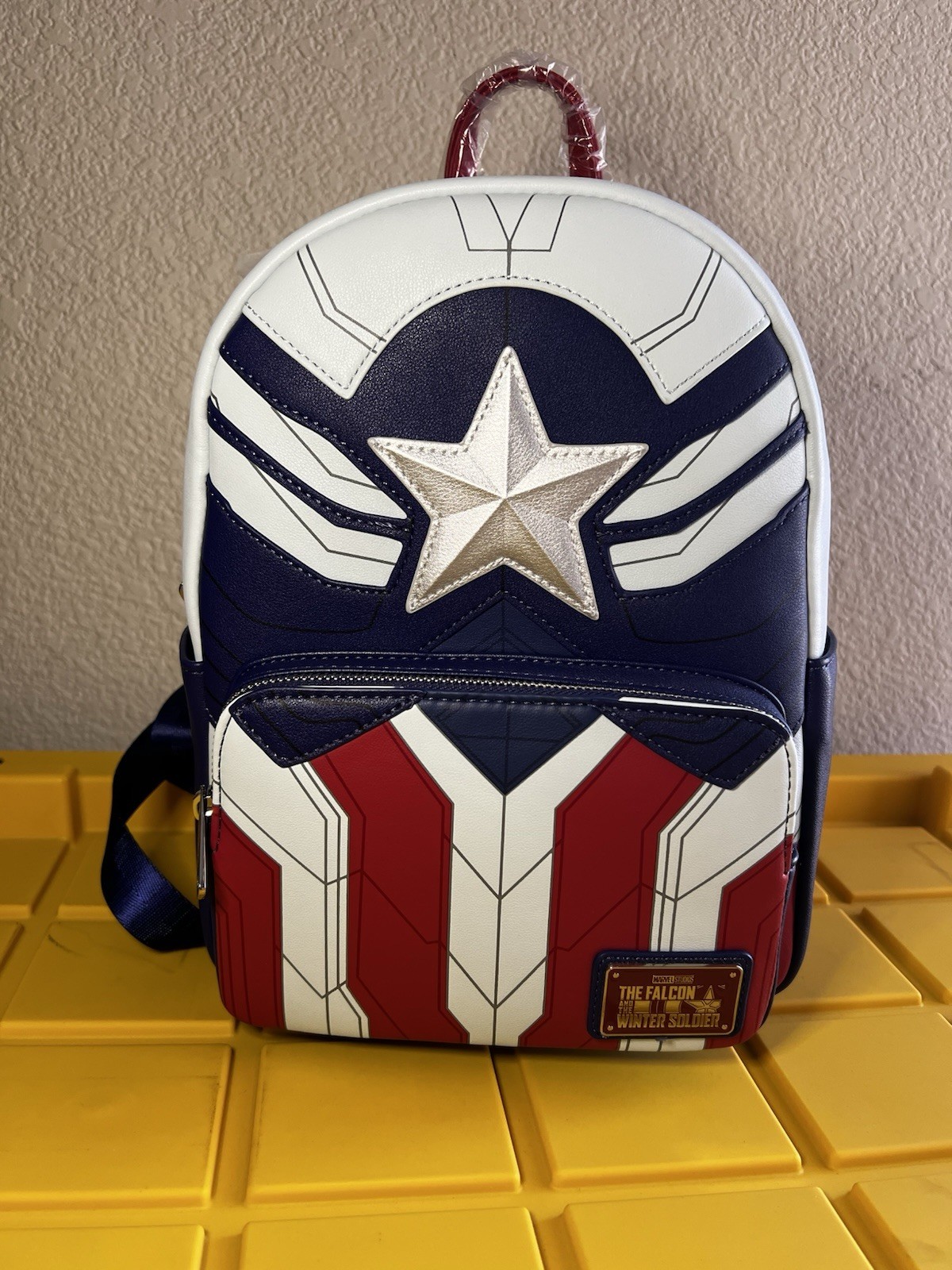 Marvel Falcon Winter Soldier Captain America Mini Backpack Loungefly NWT