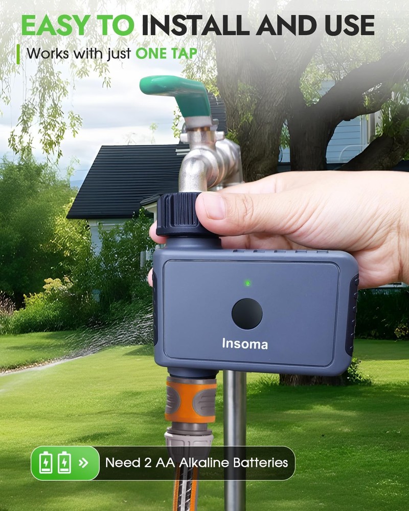 Sprinkler Timer with Remote Control, Water Hose Remote Control Water Timer
