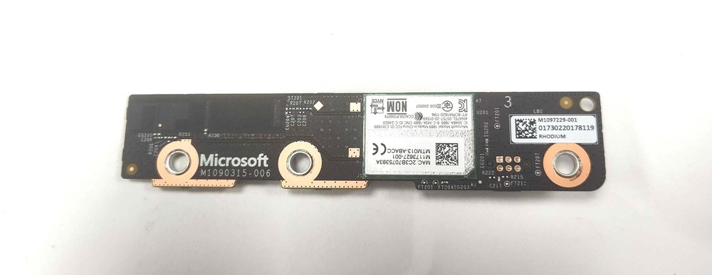 Microsoft Bluetooth / Wi-Fi Antenna Module Card M1090315-006