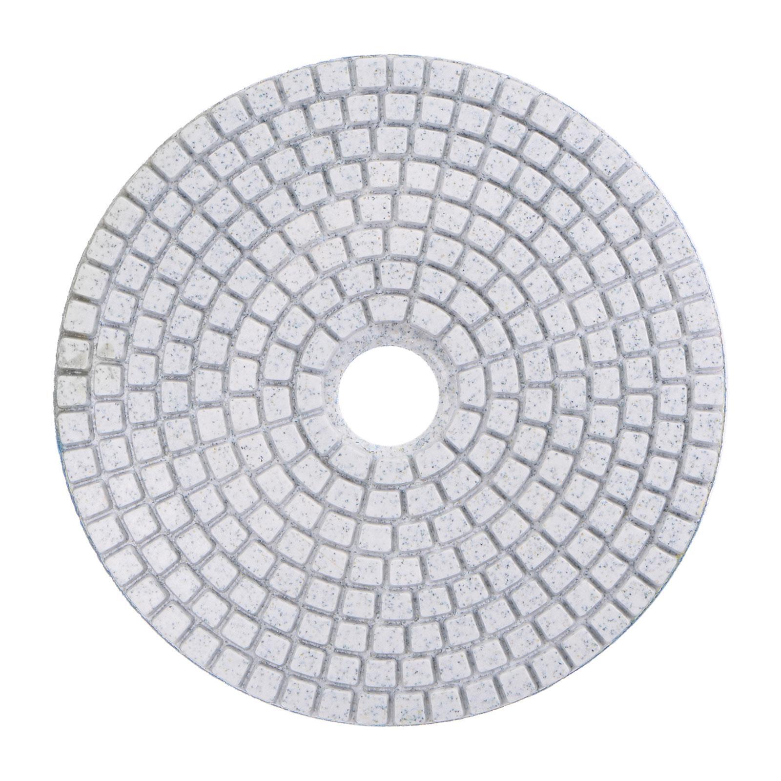 5-Inch 50 Grits Diamond Polishing Pad Wet/Dry for Stone Concrete Marble