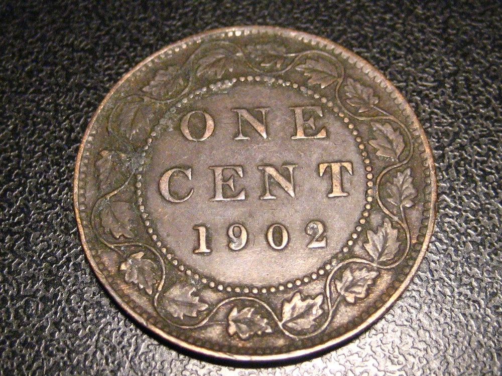 1902 Canadian Large Cent